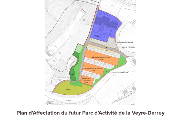 Plan affectation Veyre Derrey